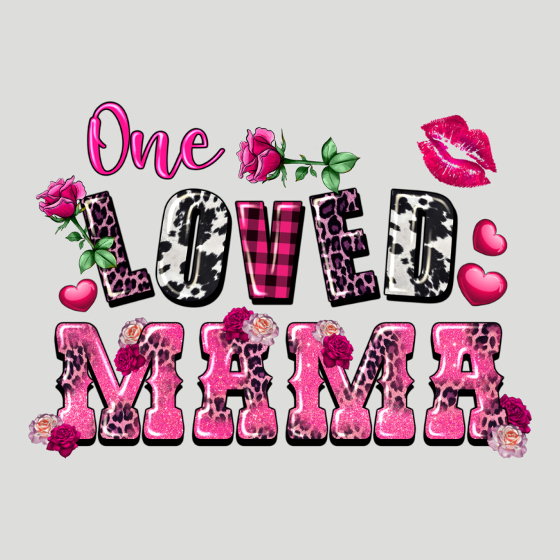 One Loved Mama Valentine's Day Zipper Hoodie by FaDigitalArtStudio | Teevron