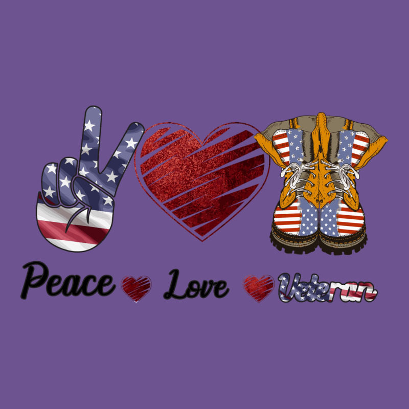 Peace Love Veteran Vintage Tee by Bettercallsaul | Teevron
