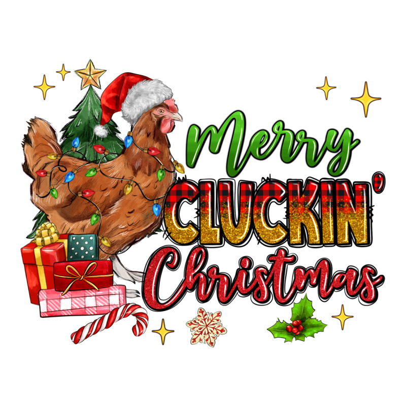 Merry Cluckin' Christmas Premium Tee by MaliasSmallBusiness | Teevron