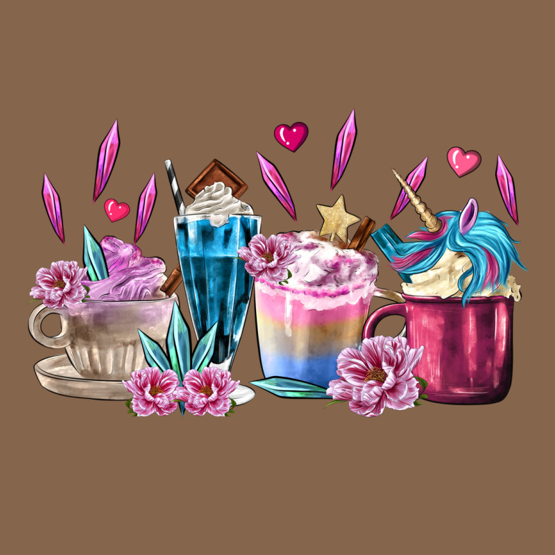 Unicorn Coffee Cups Premium Tee by MaliasSmallBusiness | Teevron