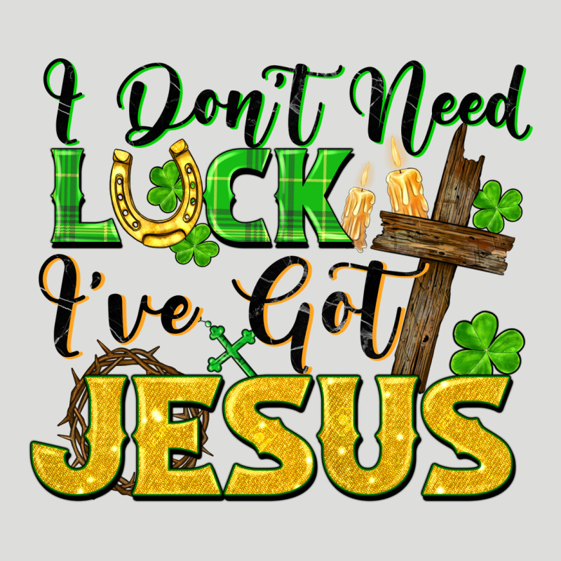 I Don't Need Luck I've Got Jesus Zipper Hoodie by FaDigitalArtStudio | Teevron