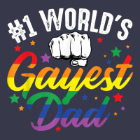 1 Worlds Gayest Dad Funny Fathers Day Lgbt Pride R Long Sleeve Tee | Teevron