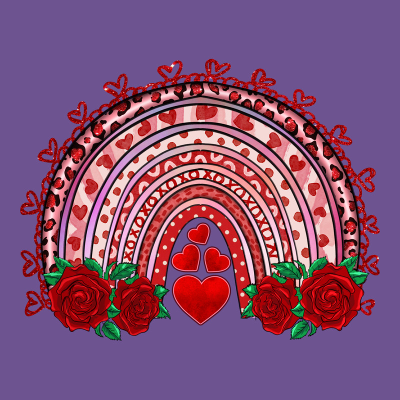 Valentines Day Rainbow With Roses Vintage Tee by RanaPortraitStore | Teevron
