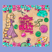 Sewing Crafting Each Day Keeps The Crazy Away Long Sleeve Tee | Teevron