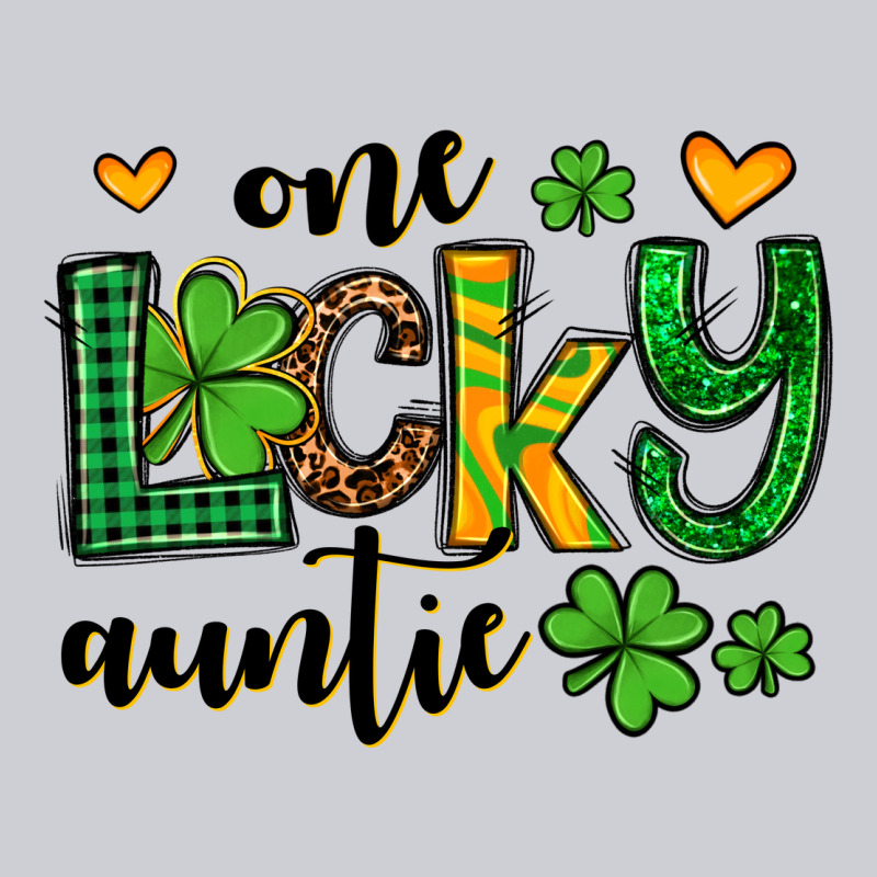 One Lucky Auntie St. Patrick's Heavyweight Sweatshirt by OliviaCreatesArt | Teevron
