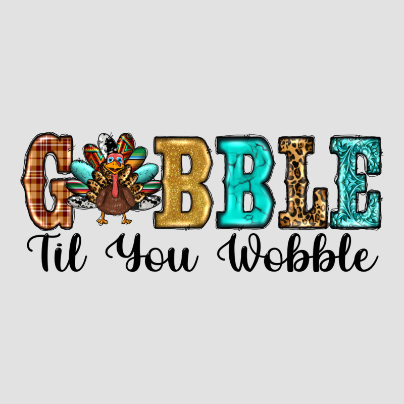 Gobble Til You Wobble Thanksgiving Turkey Premium Hoodie by RanaPortraitStore | Teevron