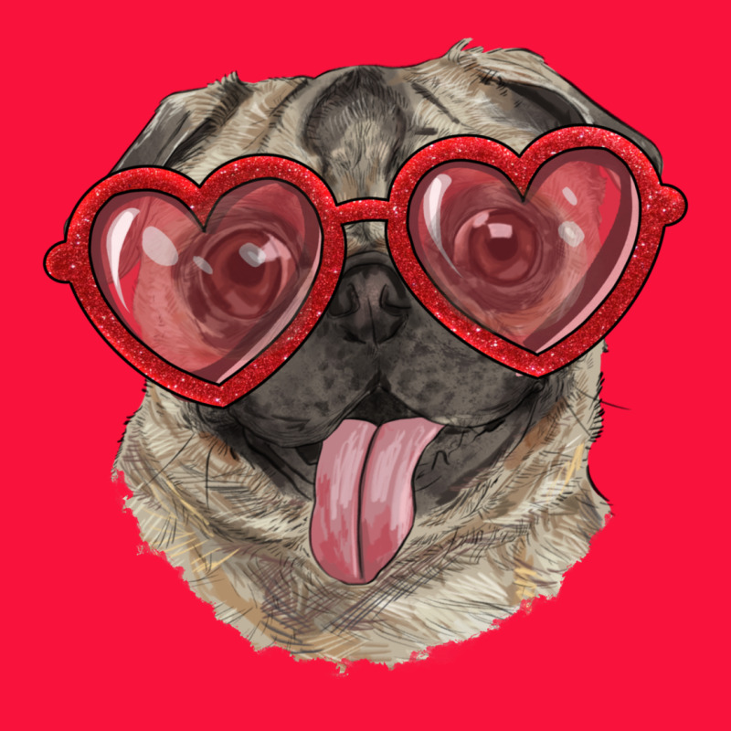 Pug With Love Glasses Classic Tee by RanaPortraitStore | Teevron