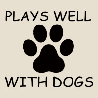 Plays Well With Dogs Urban Heavy Tee | Teevron