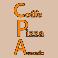 Coffe Pizza Avocado Urban Heavy Tee | Teevron