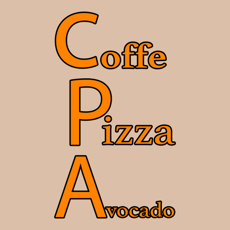 Coffe Pizza Avocado Urban Heavy Tee by Bettercallsaul | Teevron