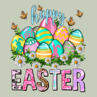 Happy Easter With Eggs Easter Day Long Sleeve Tee | Teevron