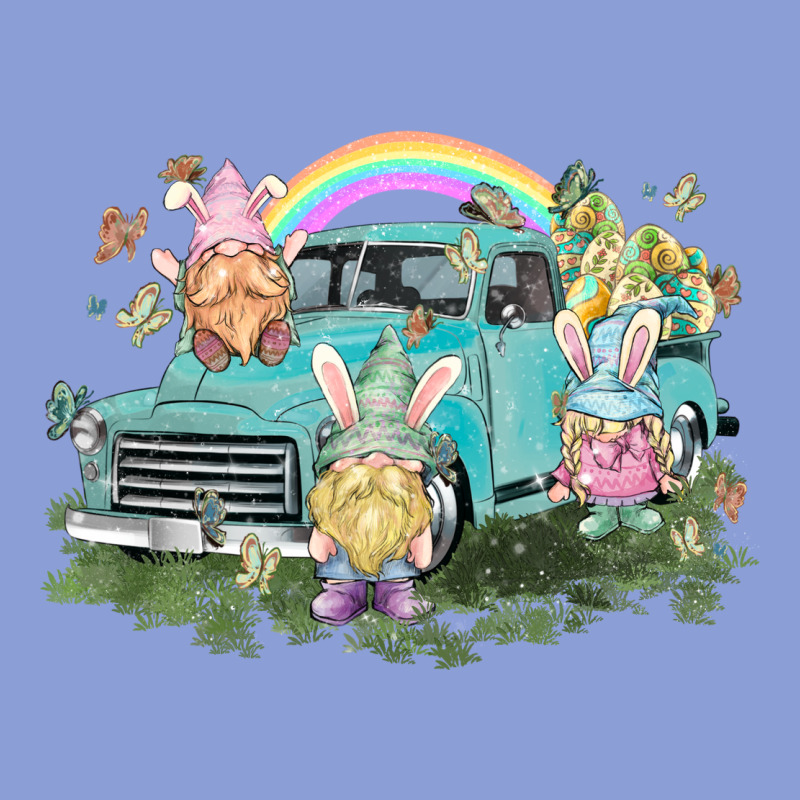 Easter Gnomies With Truck Easter Day Long Sleeve Tee by HowdyJamesFarm | Teevron
