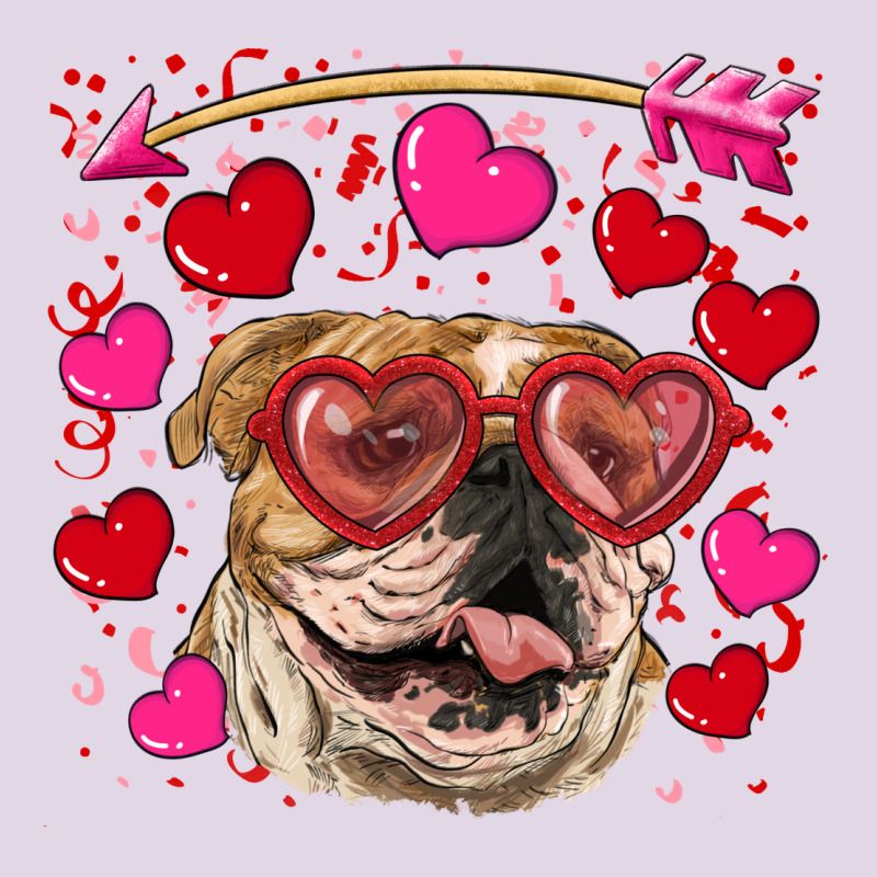 Valentine's Day  Brown English Bulldog Classic Tee by RanaPortraitStore | Teevron