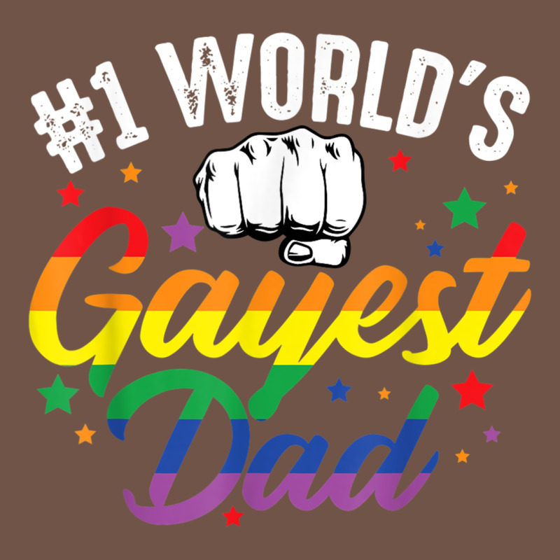1 Worlds Gayest Dad Funny Fathers Day Lgbt Pride R Premium Sweatshirt by tuanDangUi | Teevron