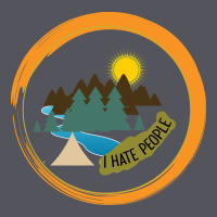 I Hate People Camping Hiking Vintage Hoodie | Teevron