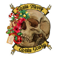 Sorta merry sorta scary skull | Teevron