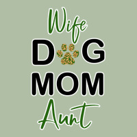 Wife Dog Mom Aunt Urban Heavy Tee | Teevron