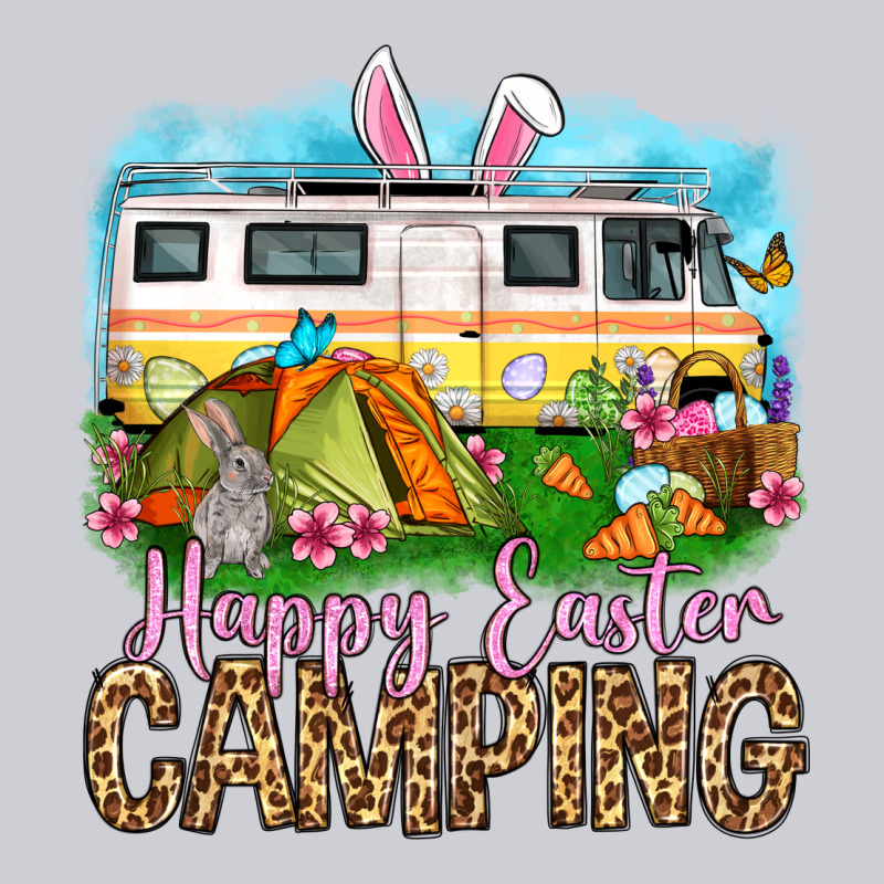 Happy Easter Camping Heavyweight Sweatshirt by OliviaCreatesArt | Teevron