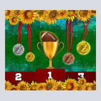American Football Trophy Cup And Medal Tumbler Zipper Hoodie | Teevron