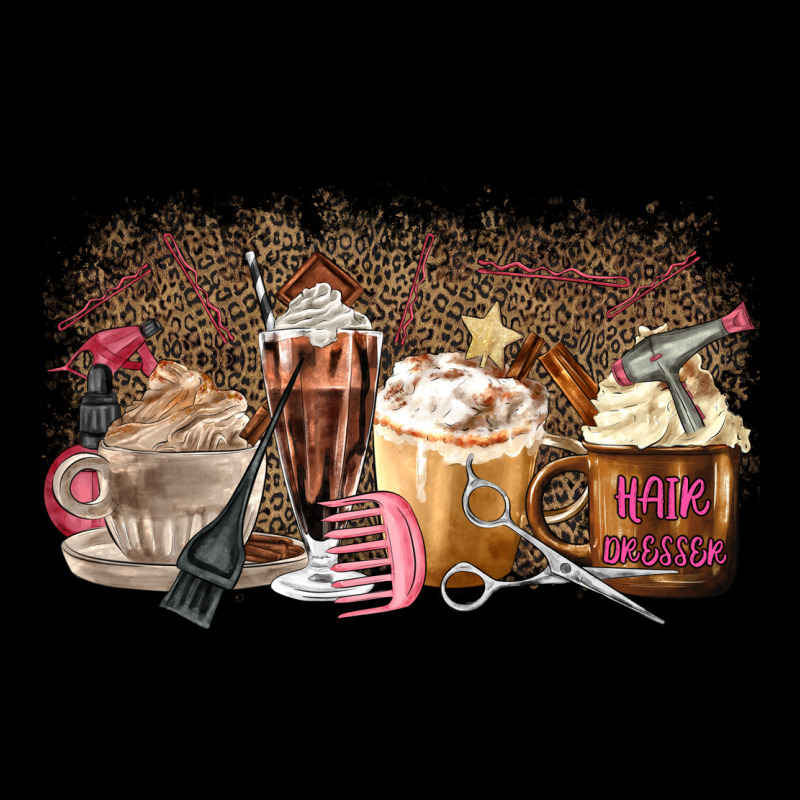 Hair Dresser Coffee Cups Premium Tee by MaliasSmallBusiness | Teevron