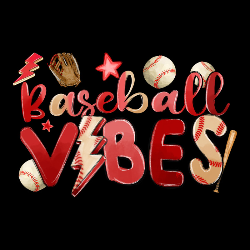 Baseball Vibes Ladies Tee by MaliasSmallBusiness | Teevron
