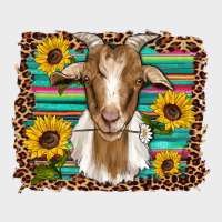 Goat Daisy Sunflowers Leopard Serape Glitter Urban Hoodie | Teevron