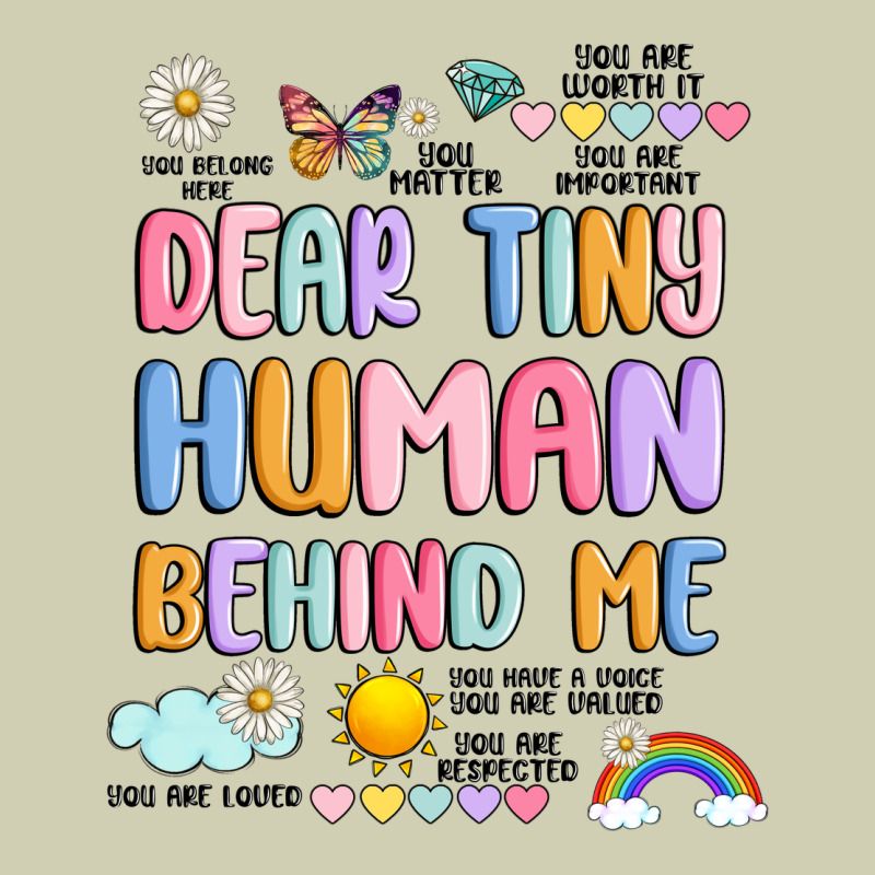 Dear Tiny Human Behind Me Heavy Core Tee by JahusDesignShop | Teevron