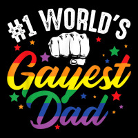 1 Worlds Gayest Dad Funny Fathers Day Lgbt Pride R Urban Hoodie | Teevron