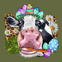 Happy Easter Cow With Eggs Easter Day Long Sleeve Tee | Teevron
