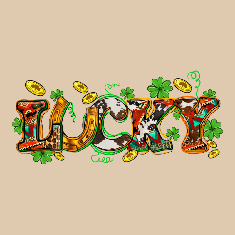 St. Patrick's Western Lucky And Shamrocks Heavyweight Sweatshirt by OliviaCreatesArt | Teevron