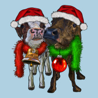 Two Christmas Heifers Premium Hoodie | Teevron