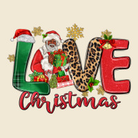 Love Christmas Black Santa Premium Tee | Teevron