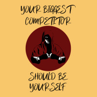Your Biggest Competitor Vintage Hoodie | Teevron