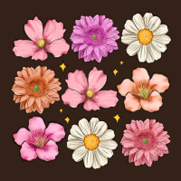 Flowers Heavy Core Tee | Teevron