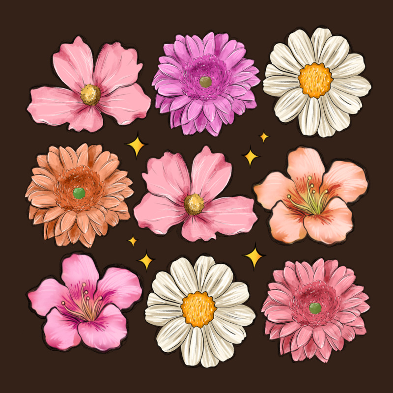 Flowers Heavy Core Tee by MaliasSmallBusiness | Teevron
