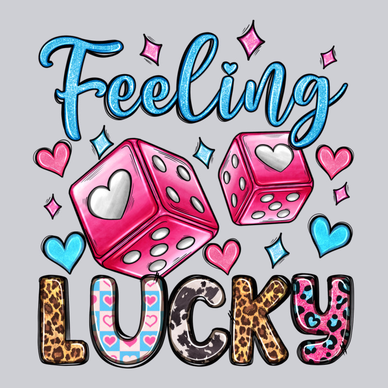 Feeling Lucky Valentine's Day Olivia Heavyweight Sweatshirt by OliviaCreatesArt | Teevron