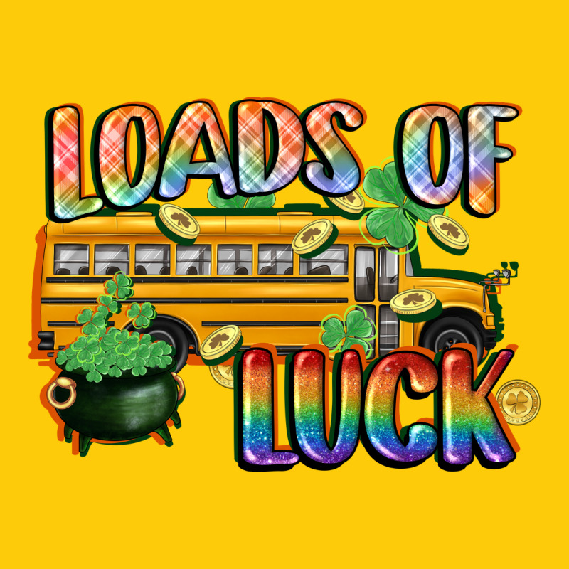 Loads Of Luck With School Bus St. Patrick's Day Premium Hoodie by FaDigitalArtStudio | Teevron