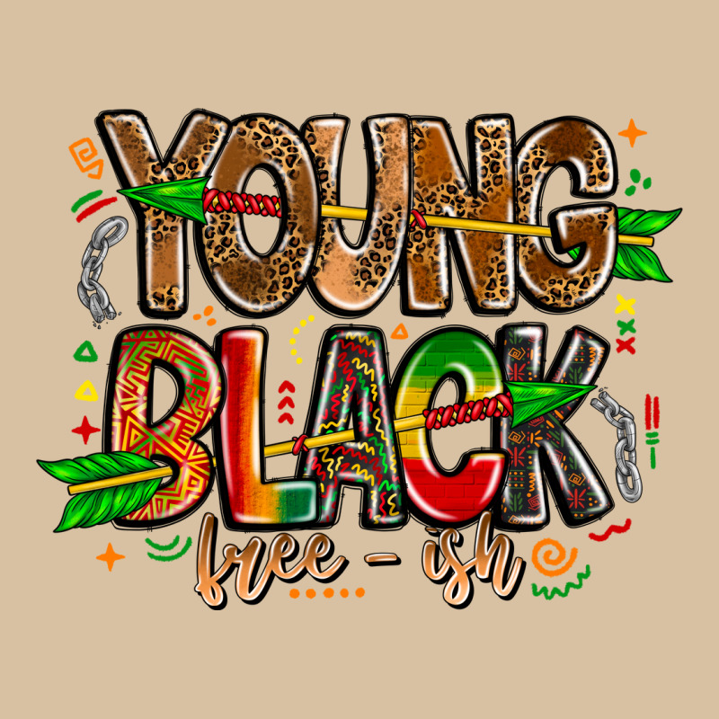 Young Black Free Ish Heavyweight Hoodie by CowhideDigitalArt | Teevron