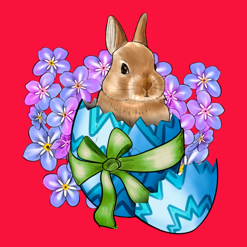Easter Bunny Egg Flowers Classic Tee by RanaPortraitStore | Teevron