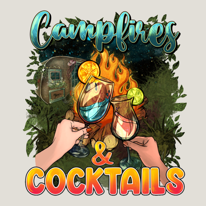 Campfirescocktails Heavy Core Tee by NancyCooperArtShop | Teevron