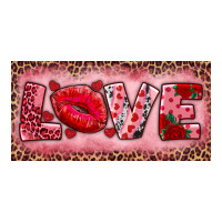 Pink Love Kiss Valentine's Day | Teevron
