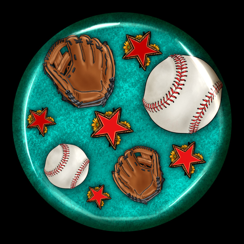 Baseball With Sunflower Round Earrings Zipper Hoodie by BundleAndBundleShop | Teevron
