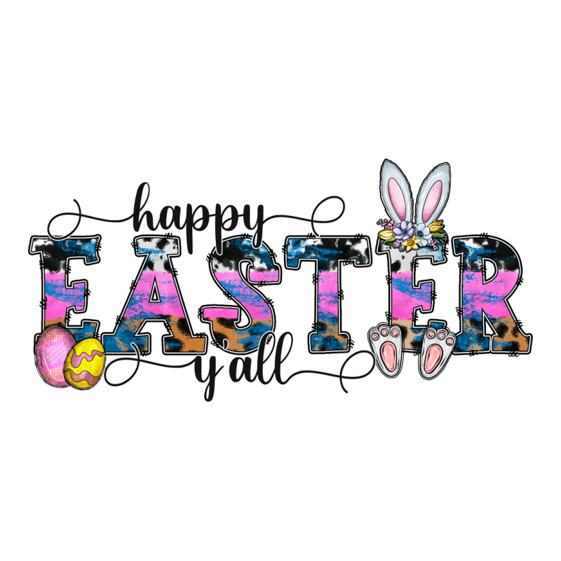 Happy Easter Y'all Heavyweight Hoodie by CowhideDigitalArt | Teevron