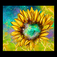 Sparkling Sunflower Long Sleeve Tee | Teevron