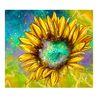 sparkling sunflower | Teevron