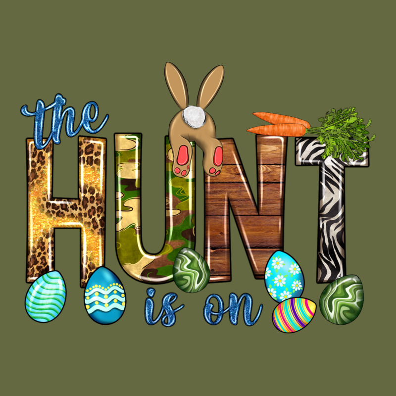 The Hunt Is On With Eggs Easter Day Long Sleeve Tee by HowdyJamesFarm | Teevron