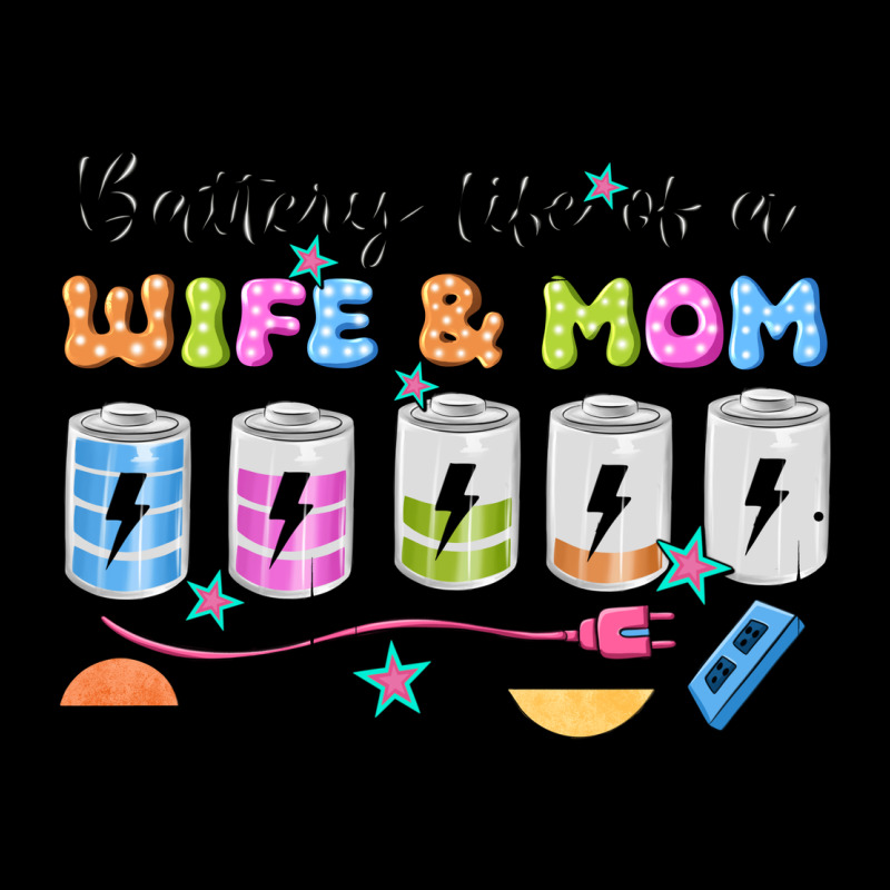 Battery Life Of A Wife & Mom Heavy Core Tee by JahusDesignShop | Teevron