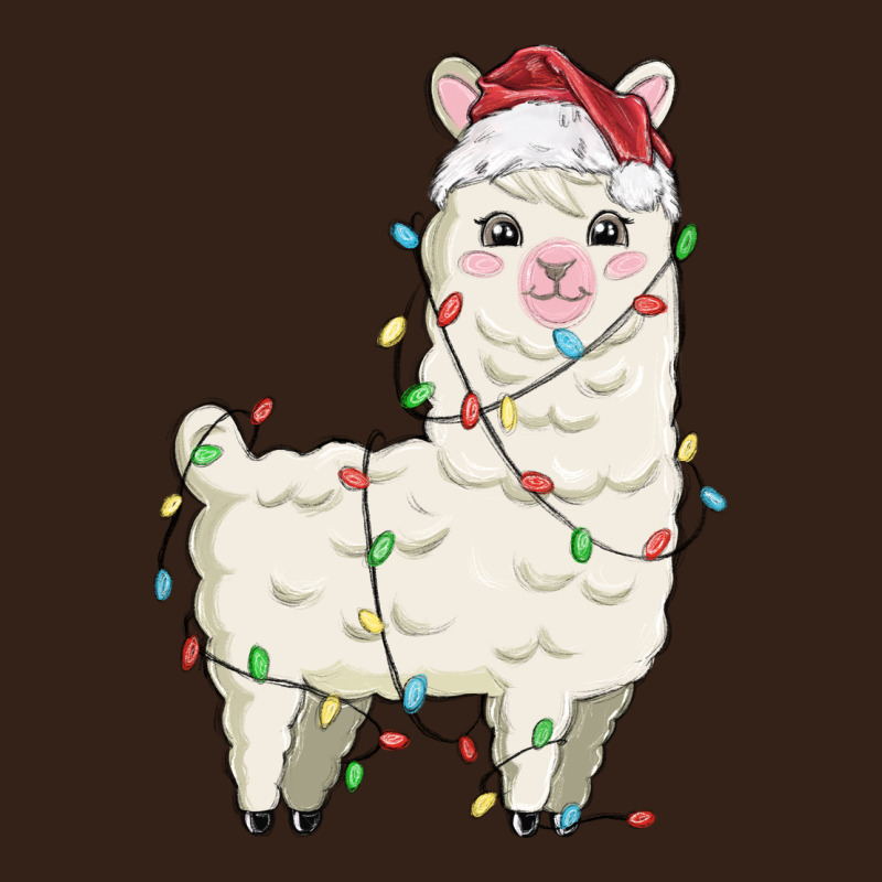 Christmas Llama Heavy Core Tee by MaliasSmallBusiness | Teevron