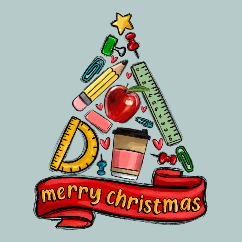 Teacher Tools Christmas Tree Heavy Core Tee by MaliasSmallBusiness | Teevron