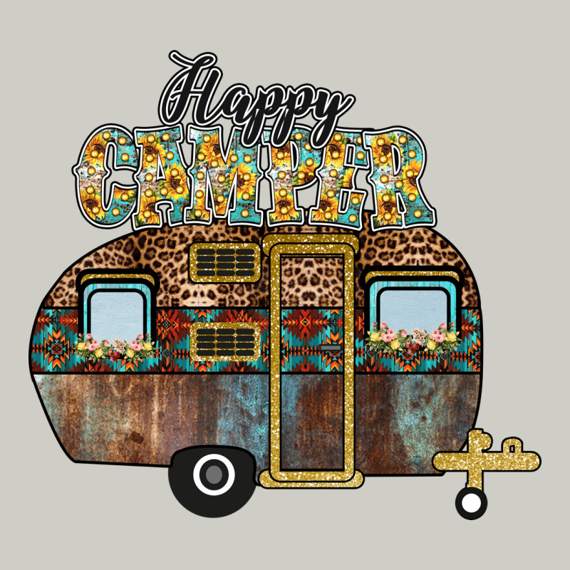 Happy Camper Heavyweight Hoodie by CowhideDigitalArt | Teevron